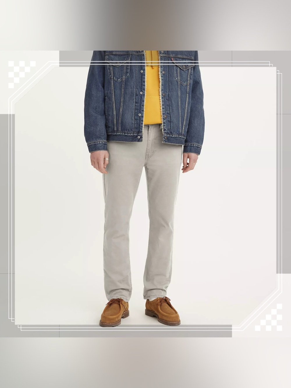 Levi’s Men’s 514 Classic Straight Fit Jeans Pumice Stone Grey Sz 31/32 Blokecore